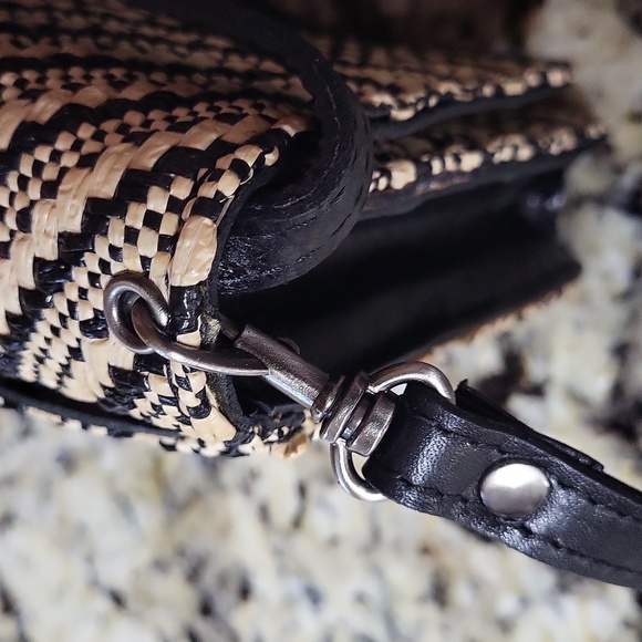Patricia Nash Woven Raffia Apricale Clutch Crossbody - Picture 13 of 15